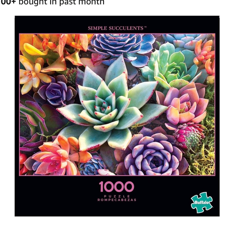 Buffalo Games - Simple Succulent - 1000 Piece Jigsaw Puzzle